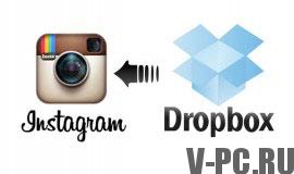 Dropbox Fotos auf Instagram hochladen