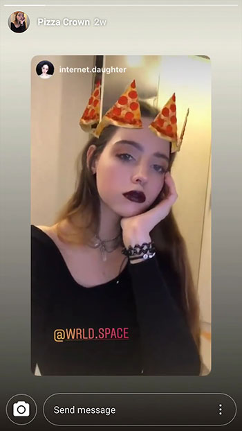 Wie Masken Instagram - Pizza Krone herunterladen