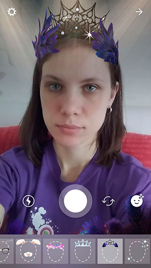 Gesichtsmasken auf Instagram