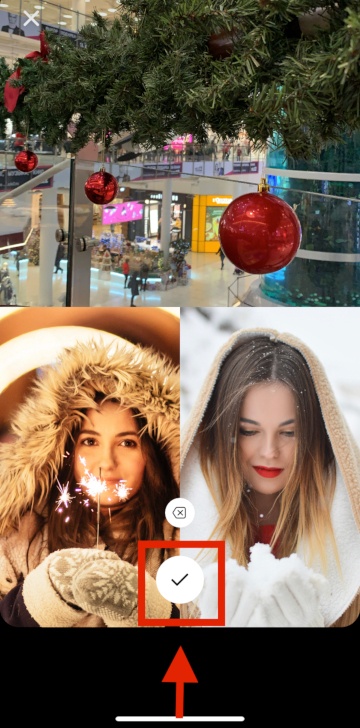 Collage aus Instagram-Foto-Geschichten