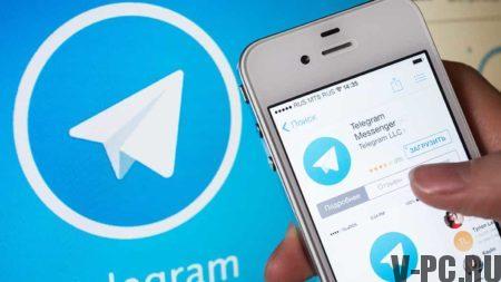 Telegramm offizielle Version in russischer Sprache