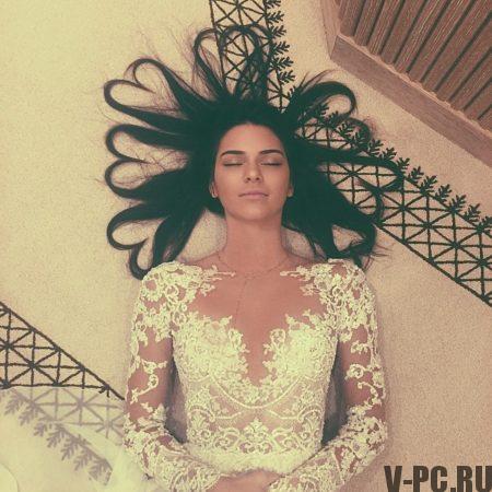 Kendall Jenner auf Instagram Foto