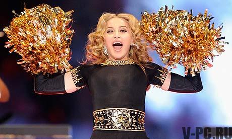 Madonna beim Super Bowl 2012