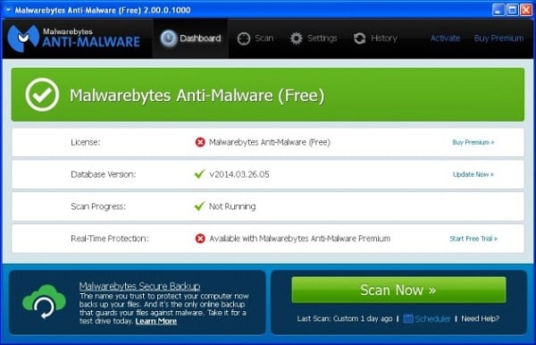 Malwarebytes Anti-Malware-Dienstprogramm