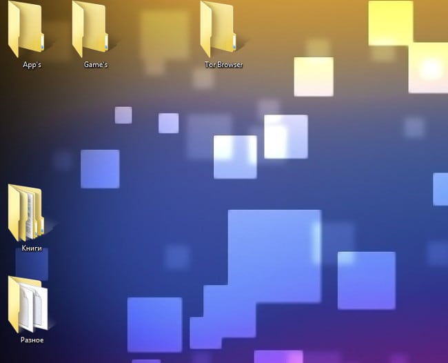 Große Symbole in Windows 7