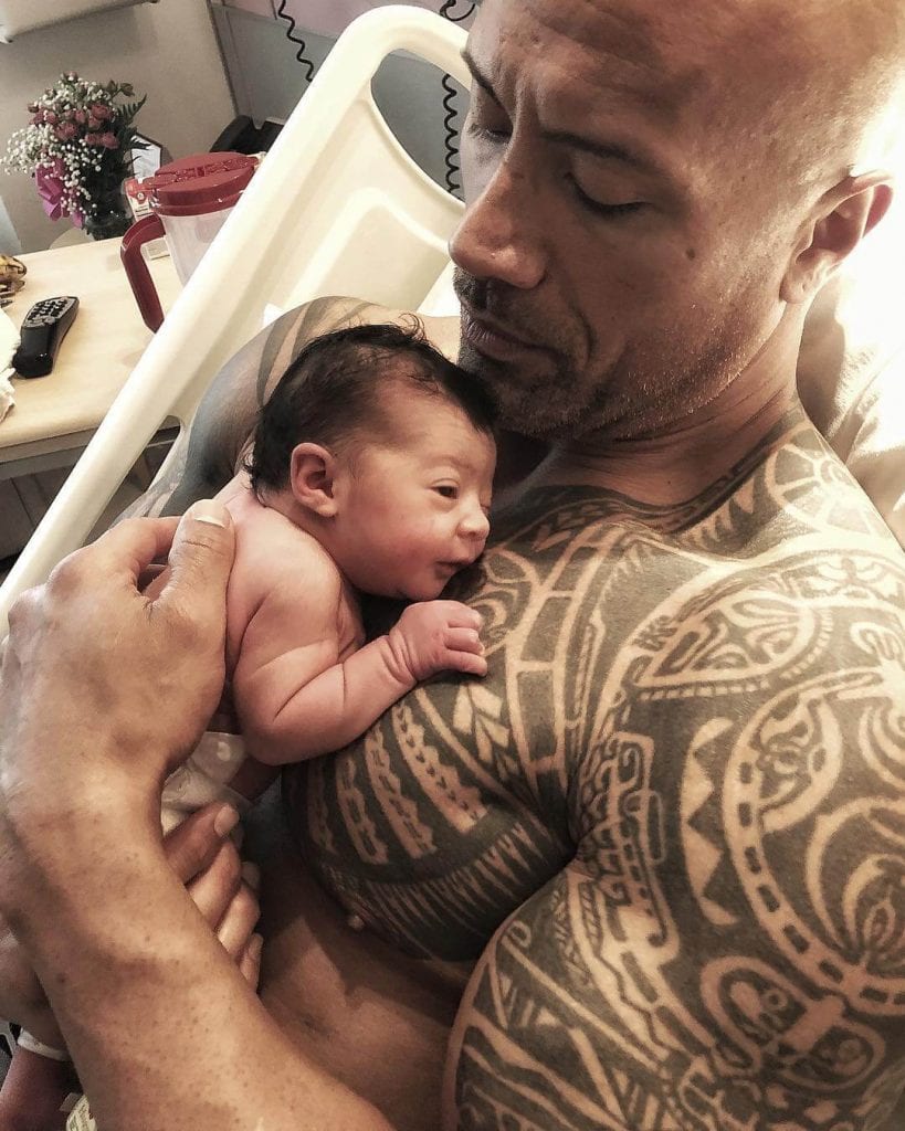 Dwayne Rock Johnson mit Tochter Tiana Instagram