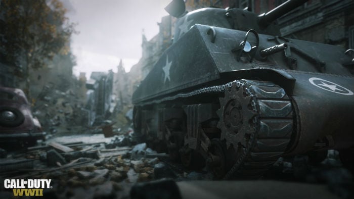 Battles in Call of Duty: Der Zweite Weltkrieg ist überall.