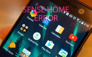 Sense Home-Anwendungsfehler