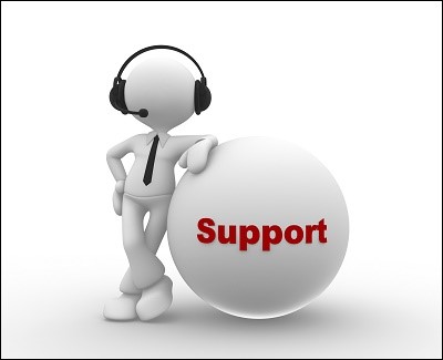 Schreiben Sie an den technischen Support oder den Webmaster der Website