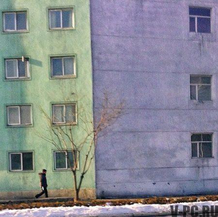Häuser in Nordkorea
